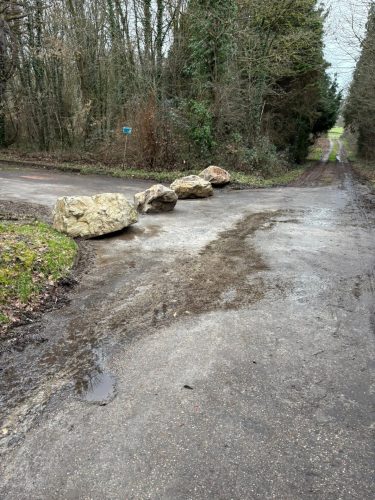 Chemin du Bois du Leu nettoyé