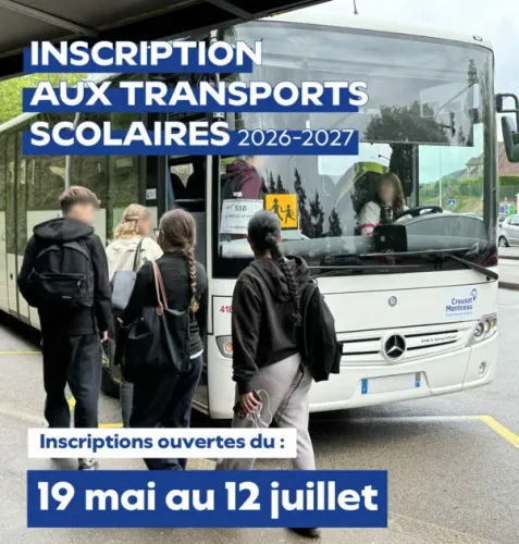 inscription au transport scolaire avant le 12 juillet