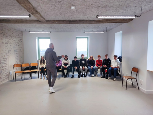 ateliers d'improvisation du collège au Liberty