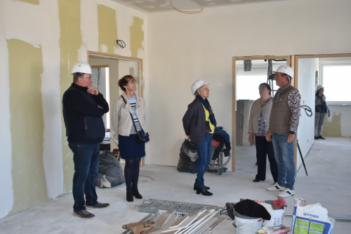 visite de chantier mairie par les élus
