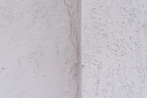 fissure dans un mur