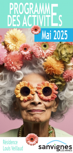La une du calendrier seniors du mois de mai