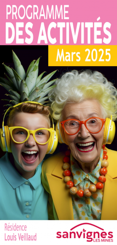 calendrier seniors mars 